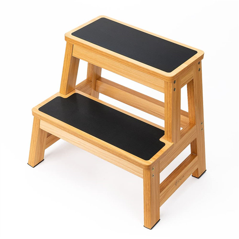 Red Barrel Studio 17 2 Step Steel Wood Step Stool Wayfair